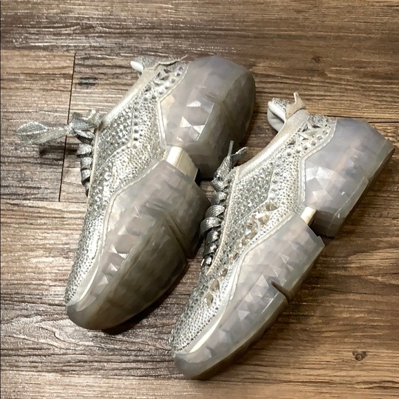 Custom silver sneakers - Picture 2 of 4